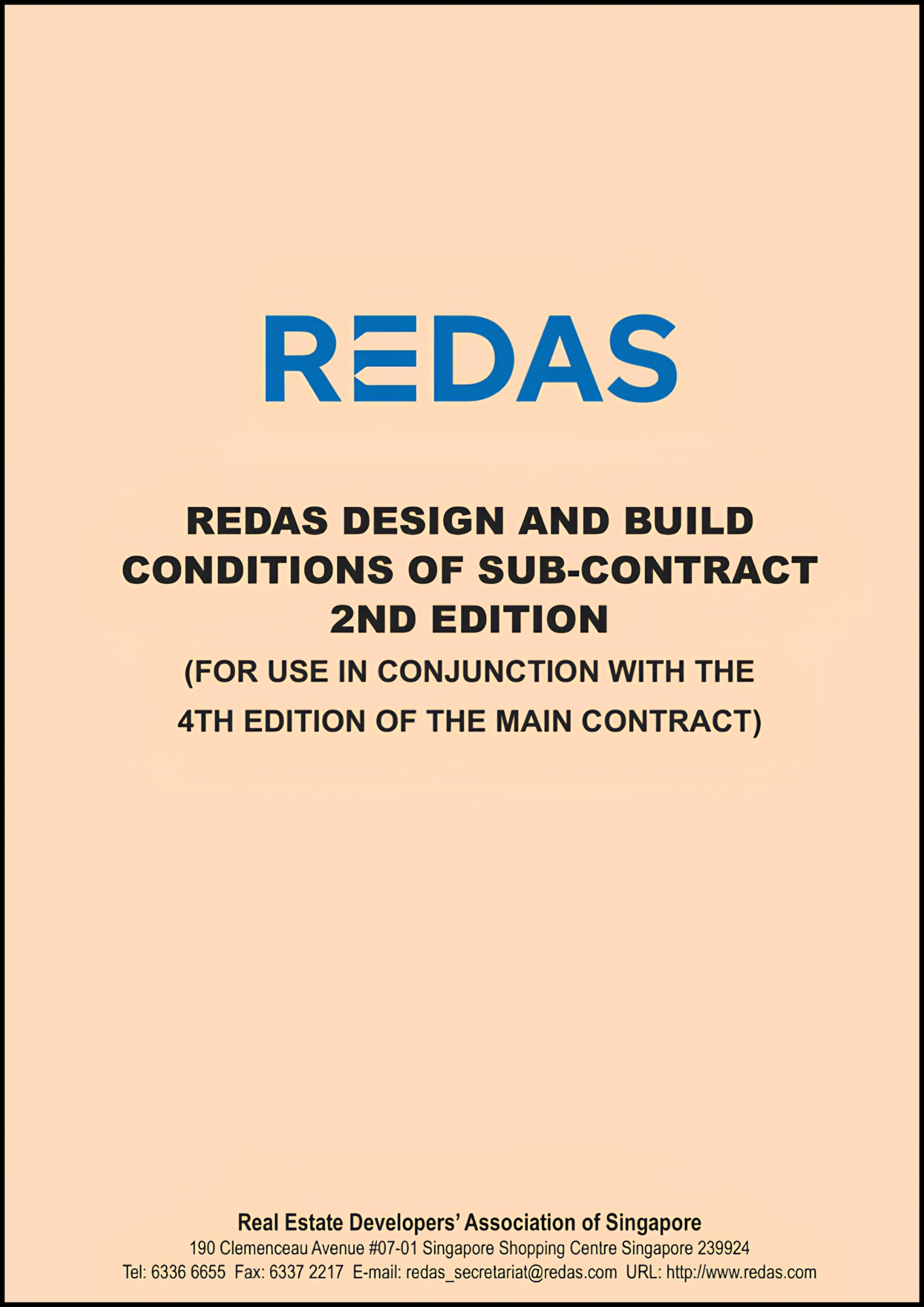 REDAS Design & Build Conditions Sub-Contract (2nd Edition)